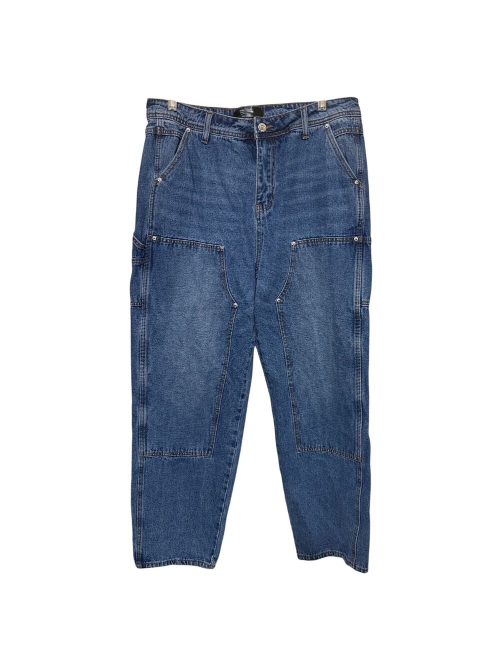 Monkey Ride Original Vintage Carpenter Jeans Size 11‎ Blue Denim 32x27